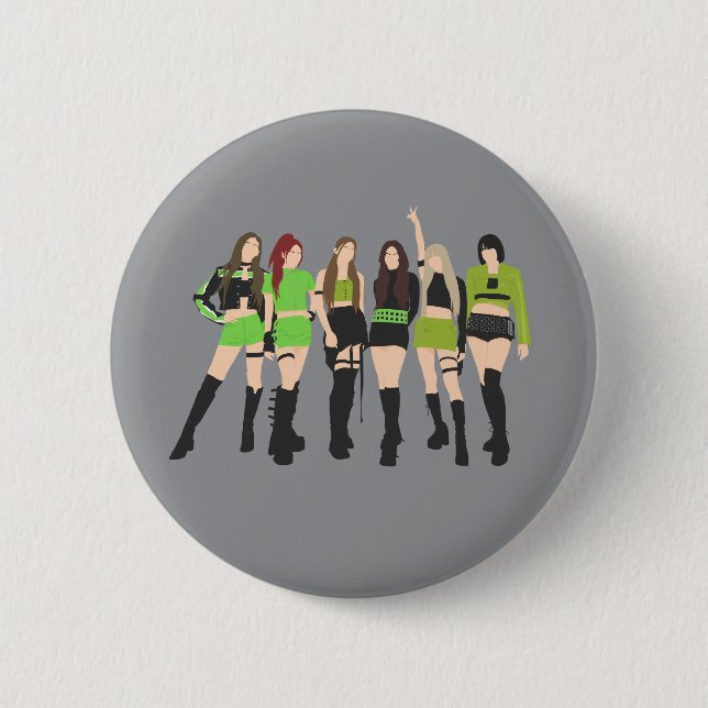 Kpop Girl Group Button (Vorderseite)
