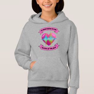 KPop Heart Sound Rhythm Music Beat Design Hoodie