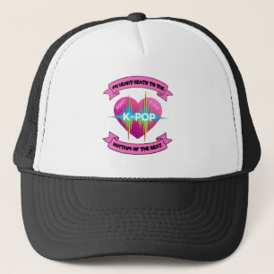 KPop Heart Sound Rhythm Music Beat Design Truckerkappe