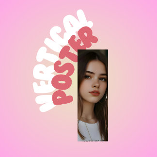 Kpop Idol Birthday Fancafe Style Vertikales Poster