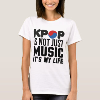 Kpop ist meine Leben-Musik-Slogan-Grafiken T-Shirt