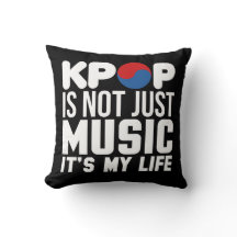 Kpop ist meine Leben-Slogan-Grafiken (dunkel)