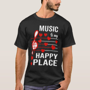 Kpop-Konzert von Heart Notes Music Is My Happy Pla T-Shirt