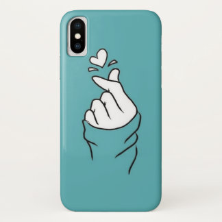 KPop koreanisches Liebe-Symbol-niedlicher Case-Mate iPhone Hülle