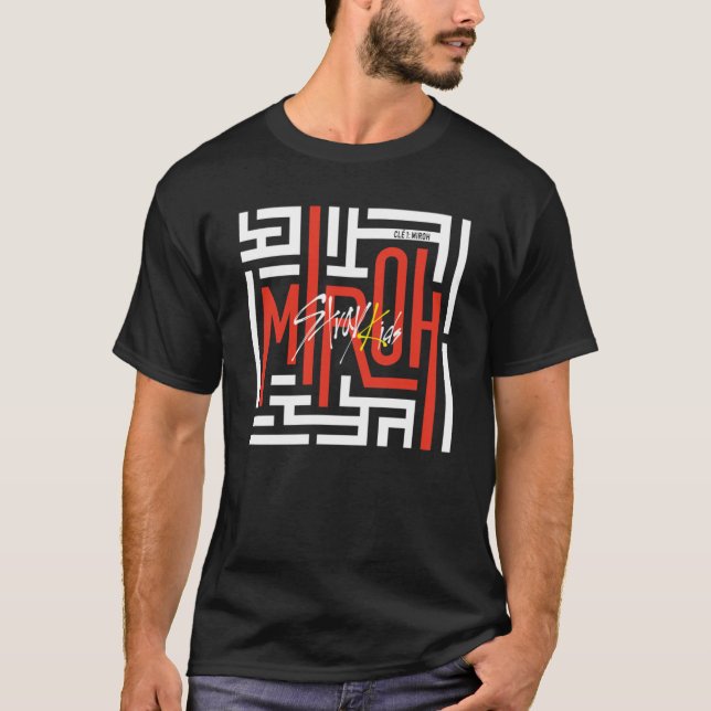 KPOP STRAY KIDS OFFIZIELL LOGO MIROH Classic T-Shirt (Vorderseite)