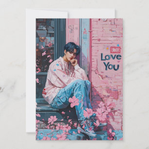 KPop Valentine Card Feiertagskarte