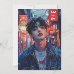 KPop Valentine Card Feiertagskarte