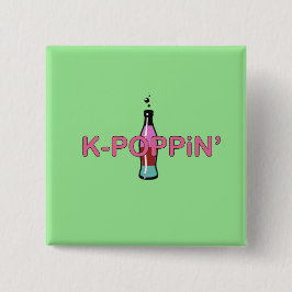Kpoppin Grün Button