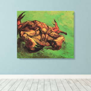 Krab auf dem Rücken von Vincent van Gogh Leinwanddruck