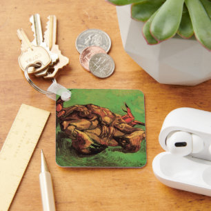 Krabbe auf dem Rücken von Vincent van Gogh Schlüsselanhänger