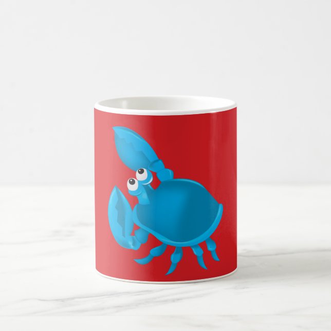 Krabbe aus Cartoon Kaffeetasse (Mittel)