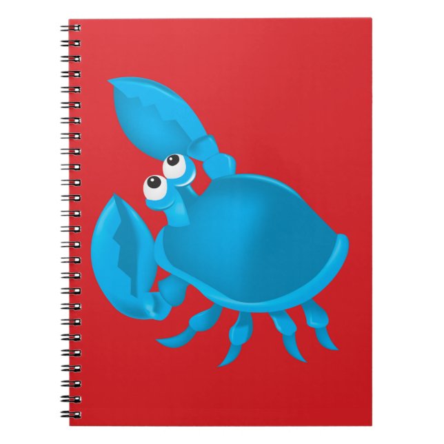 Krabbe aus Cartoon Notizblock (Vorderseite)
