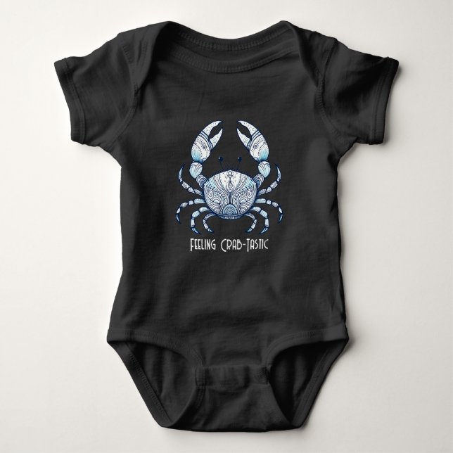 Krabbe: Gefühl Crab-Tastic Baby Bodysuit Strampler (Vorderseite)