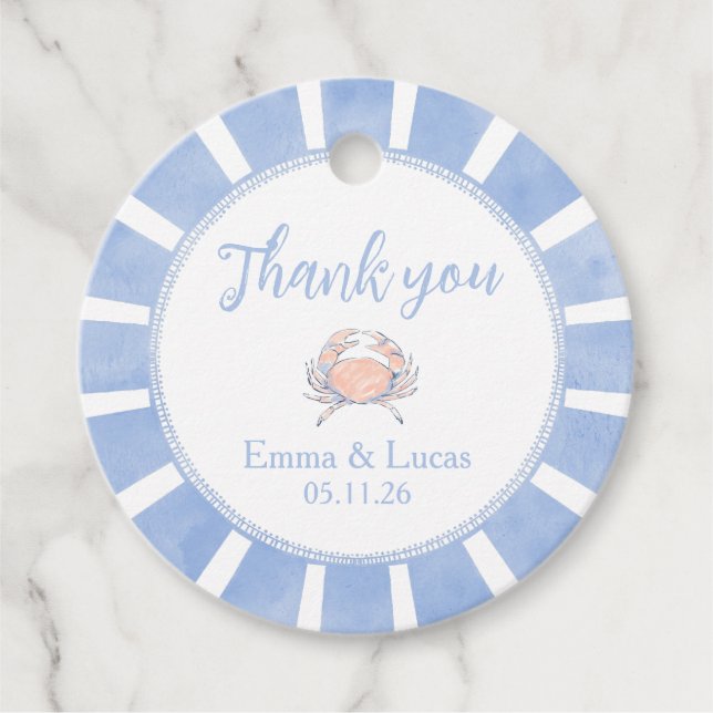 Krabbe Geschenkanhänger (Vorderseite)