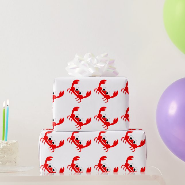 Krabbe Geschenkpapier (Partygeschenke)