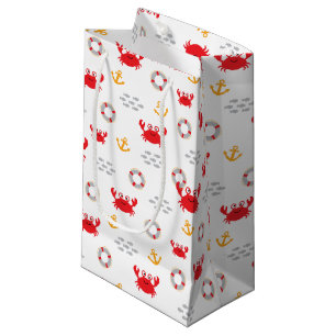 Krabbe mit Lifebuoy Kleine Geschenktüte