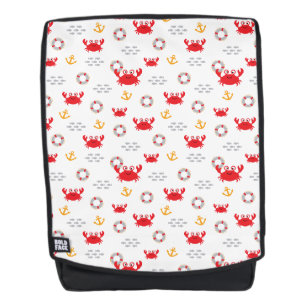 Krabbe mit Lifebuoy Rucksack
