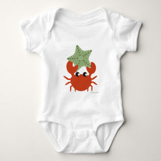 Krabbe mit Starfish Shirt
