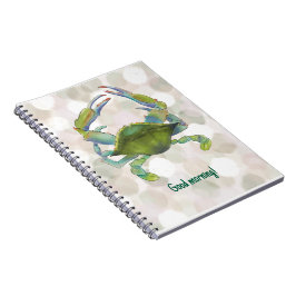 Krabbe Notizbuch im Watercolor-Stil Notizblock