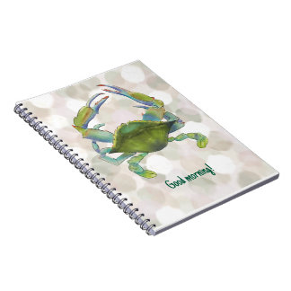 Krabbe Notizbuch im Watercolor-Stil Notizblock