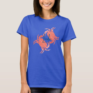 Krabbe Ozean Strand Meer Kreatur T-Shirt