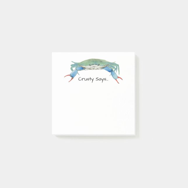 Krabbe Post-it Klebezettel (Vorderseite)