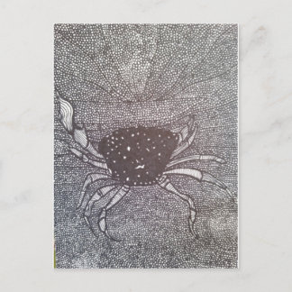 Krabbe Postkarte