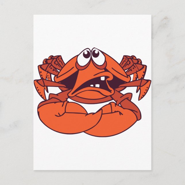 Krabbe Postkarte (Vorderseite)