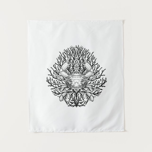 Krabbe Wandteppich (Vorderseite)