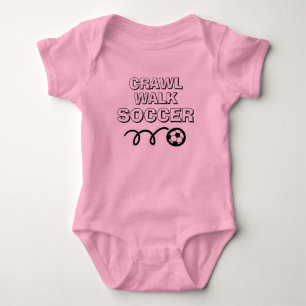 Krabbeln Laufen Fußball süße Sportarten Baby-Body Baby Strampler