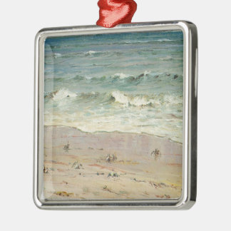 Krabben auf dem Strand - Howard Hitchcock Ornament Aus Metall