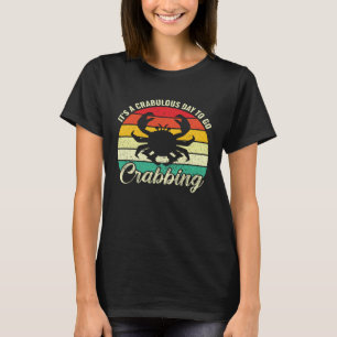 Krabben Männer Frauen Kinder Krabbenjagd Jagen Fis T-Shirt