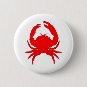 Krabben-niedlich-Krabben-Ozean-Spongebob-lustig-Ca Button