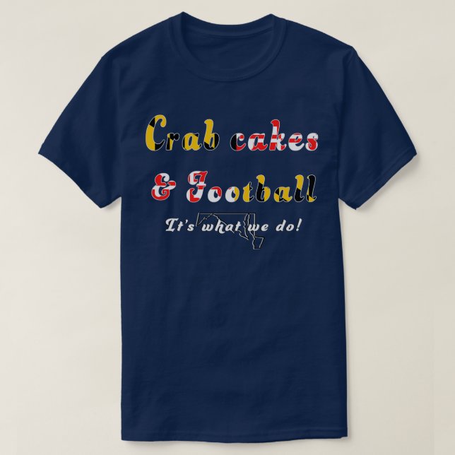 Krabben und Fußball T-Shirt (Design vorne)