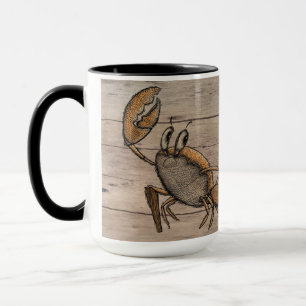 Krabben und Hibiskus Tasse 15oz