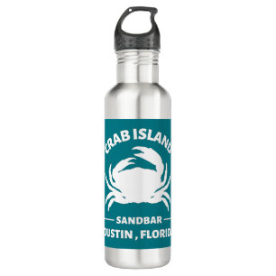 Krabbeninsel Sandbar Dustin Florida Edelstahlflasche