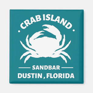 Krabbeninsel Sandbar Dustin Florida Magnet