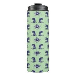 Krabbenmonster und Wasserdrachenmuster Thermosbecher