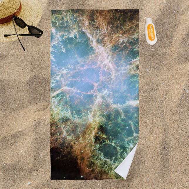 Krabbennebel Strandtuch (Crab Nebula Beach Towel)