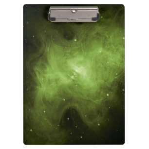 Krabbennebel, Supernova Remnant, grünes Licht Klemmbrett