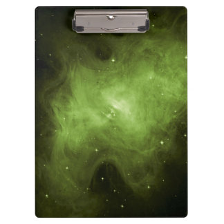 Krabbennebel, Supernova Remnant, grünes Licht Klemmbrett