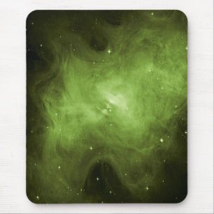Krabbennebel, Supernova Remnant, grünes Licht Mousepad