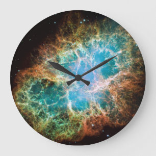 Krabbennebel-Wall-Uhr Große Wanduhr