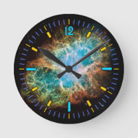 Krabbennebel-Wall-Uhr
