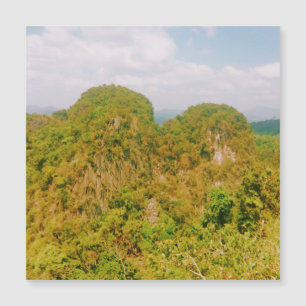 Krabi-Gebirge - Thailand Magnetkarte