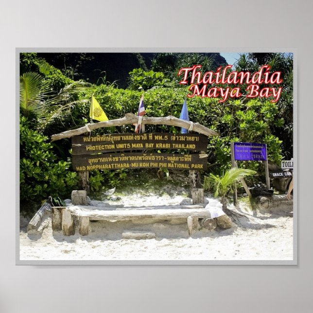 Krabi - Maya Bay - Thailand - Poster (Vorne)