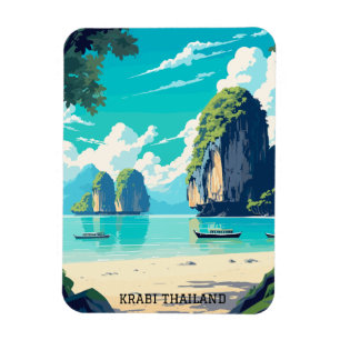 Krabi Thailand Beach Paradise Magnet