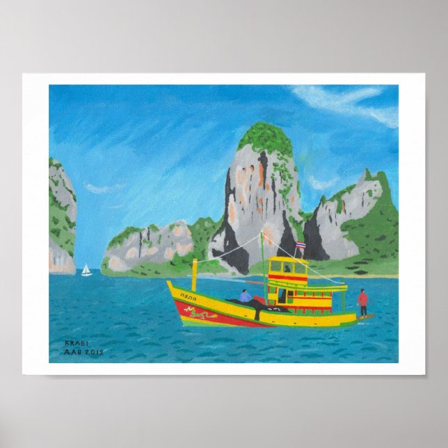 Krabi, Thailand Poster (Vorne)
