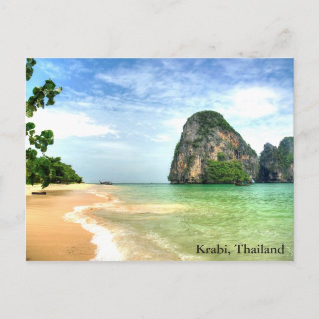 Krabi, Thailand Postkarte (Vorderseite)