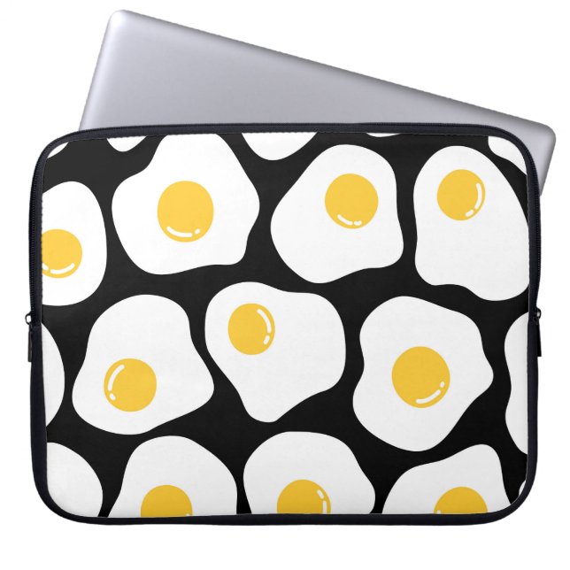 Krächtige Eier: Vintag sonderbar. Laptopschutzhülle (Vorderseite)